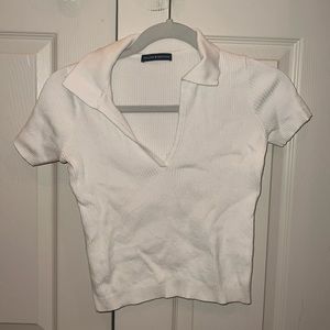 Brandy Melville white crop top